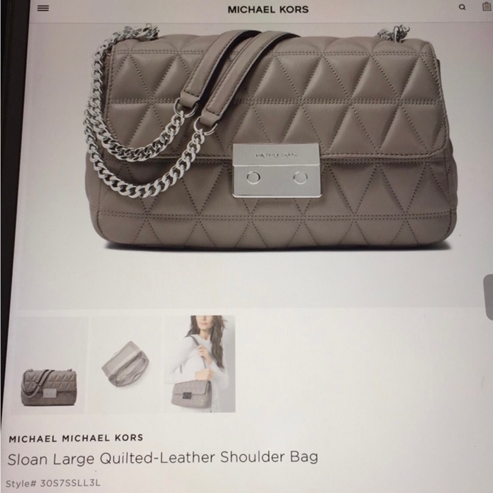 Michael Kors Quilted Leather Shoulder Bag